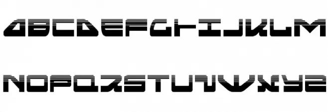 Searider Falcon Halftone Schriftart Groß