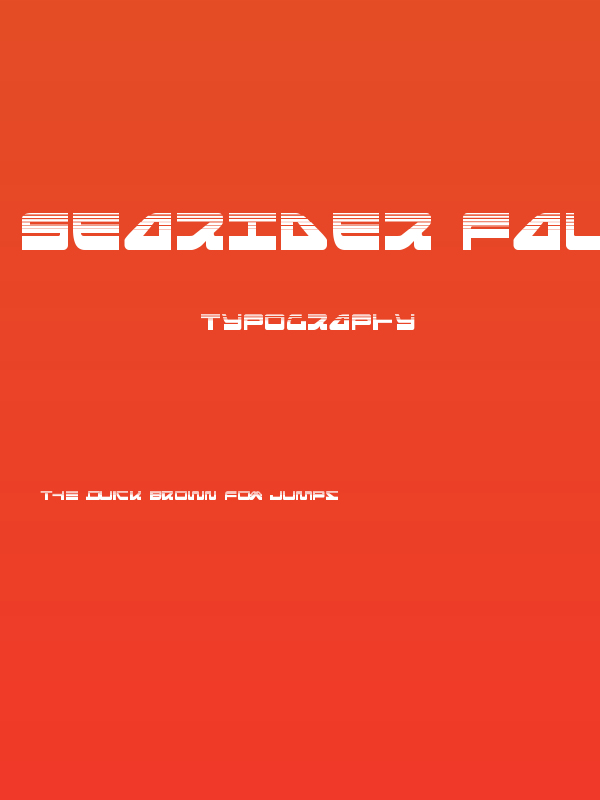 Searider Falcon Halftone Poster