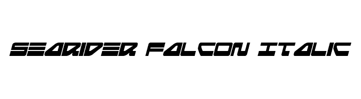 Searider Falcon Italic  font caratteri gratis