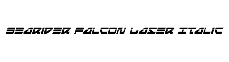Searider Falcon Laser Italic  لخطوط تنزيل