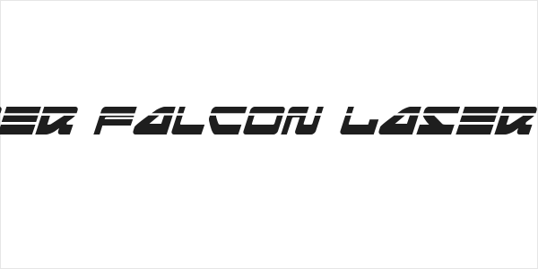 Searider Falcon Laser Italic Logo
