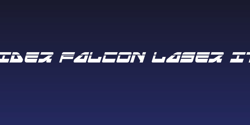 Searider Falcon Laser Italic Social Header