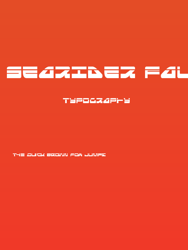 Searider Falcon Laser Poster