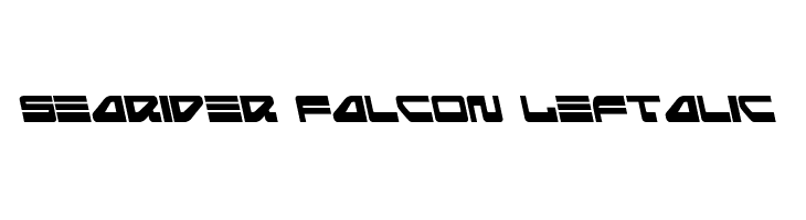 Searider Falcon Leftalic  baixar fontes gratis