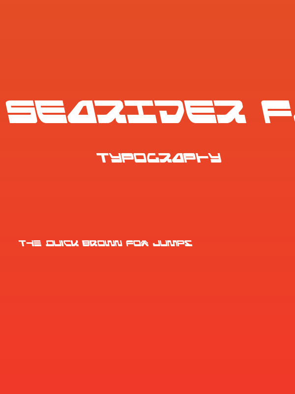 Searider Falcon Leftalic Poster