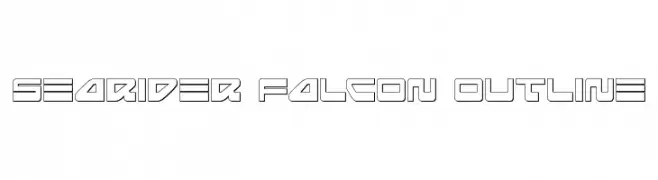 Searider Falcon Outline  تنزيل الخطوط
