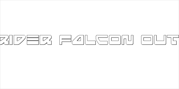Searider Falcon Outline Logo
