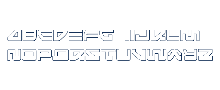 Searider Falcon Outline Lowercase