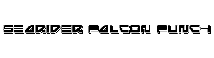 Searider Falcon Punch  baixar fontes gratis
