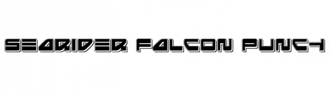 Searider Falcon Punch  تنزيل الخطوط