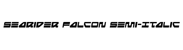 Searider Falcon Semi-Italic  नि: शुल्क फ़ॉन्ट्स डाउनलोड