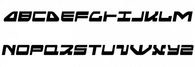 Searider Falcon Semi-Italic Polices MAJUSCULES