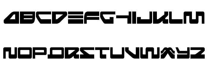 Searider Falcon フォント 小文字
