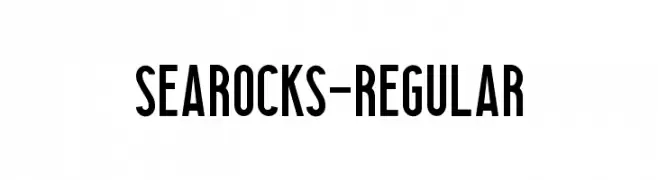 Searocks-Regular  font caratteri gratis