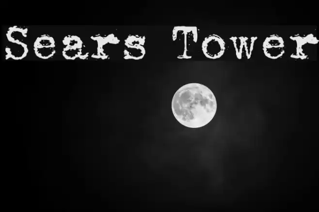 Sears Tower Font examples