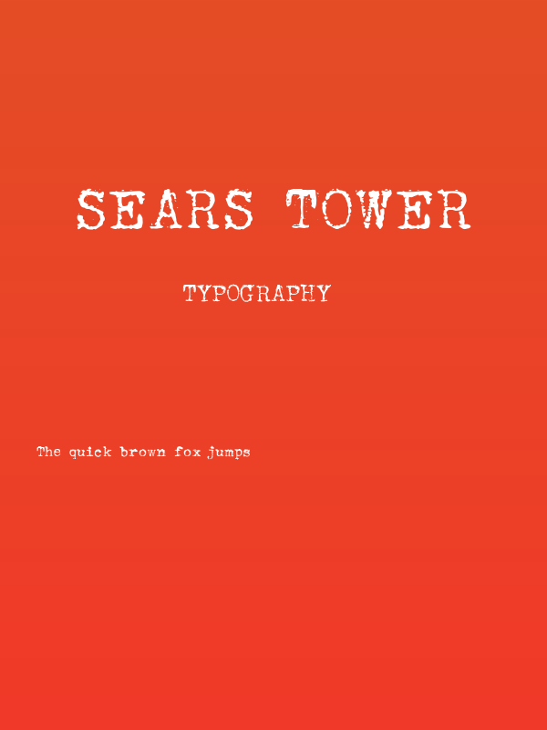 Sears Tower Poster