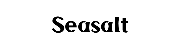Seasalt  नि: शुल्क फ़ॉन्ट्स डाउनलोड