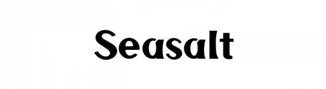Seasalt  Frei Schriftart Herunterladen