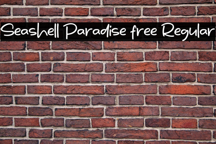 Seashell Paradise free Regular Example 2