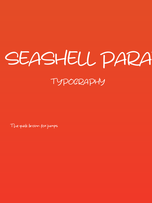 Seashell Paradise free Regular Poster