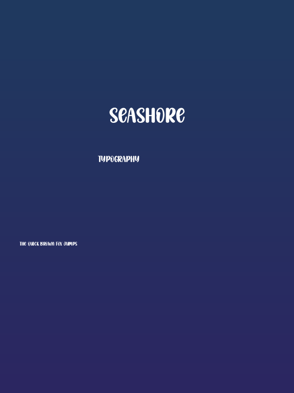 Seashore Poster