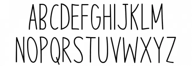 Seaside Charm Font UPPERCASE