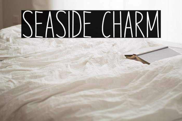 Seaside Charm फ़ॉन्ट examples