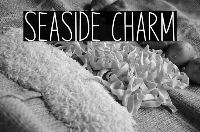Seaside Charm Font examples