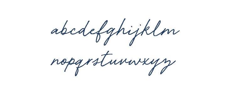 Seaside Groove Lowercase