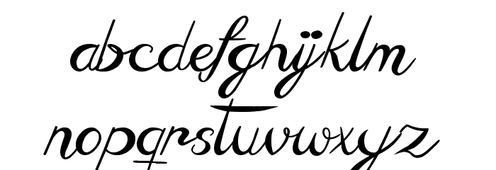 Seaside Heights Font LOWERCASE