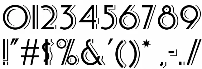 Seaside Resort NF Font OTHER CHARS