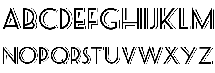 Seaside Resort NF Font LOWERCASE