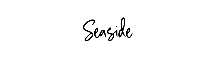 Seaside  Frei Schriftart Herunterladen