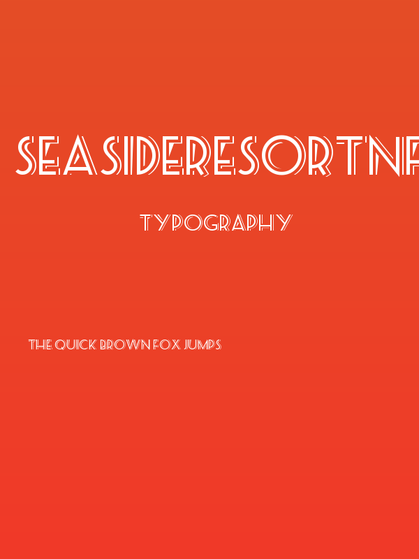 SeasideResortNF Poster