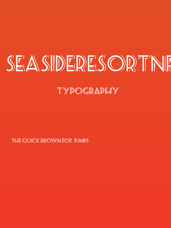 SeasideResortNF Poster