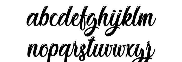 SeasideWave-PersonalUse Font LOWERCASE