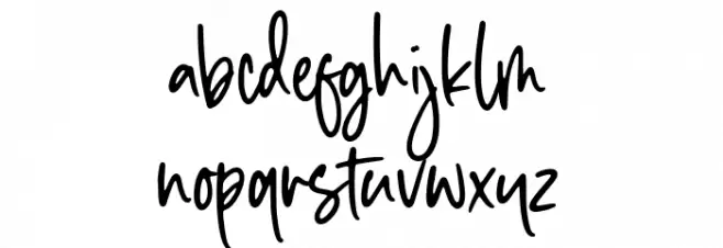 Seaside Font Litere mici