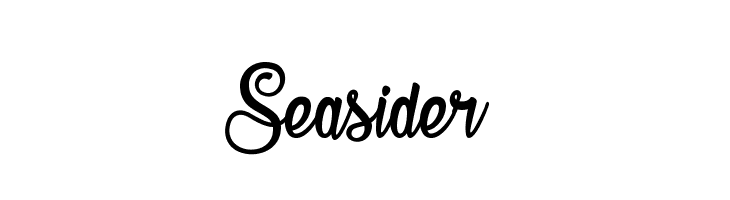 find free fonts similar to seaside