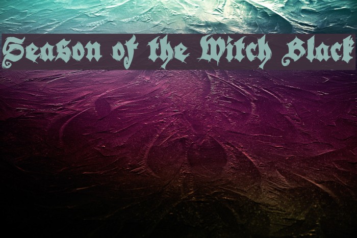 Season of the Witch Black Example 1