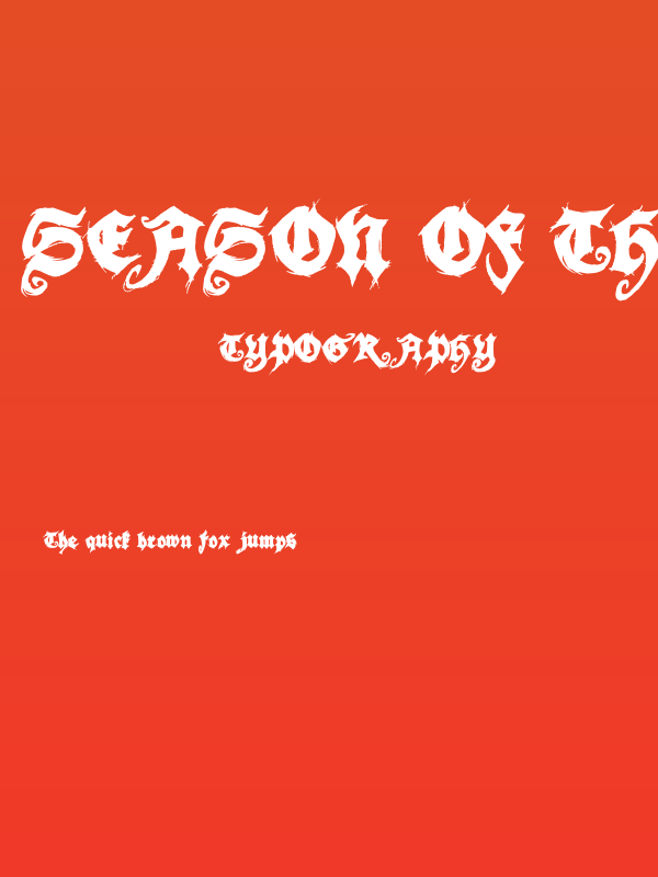 Season of the Witch Black Poster