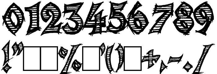 Season of the Witch Font OTHER CHARS