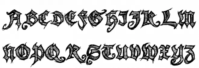 Season of the Witch Schriftart Groß