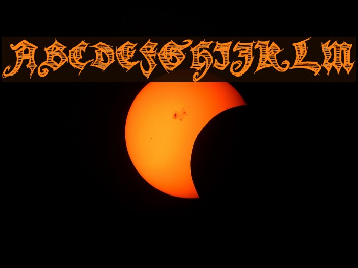Season of the Witch Font examples