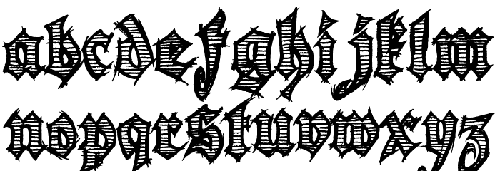 Season of the Witch Font LOWERCASE