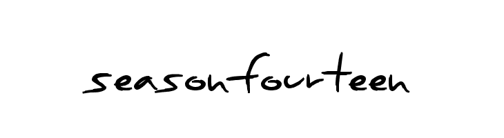 SeasonFourteen  Frei Schriftart Herunterladen