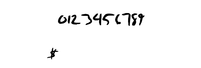 SeasonFourteen Font OTHER CHARS