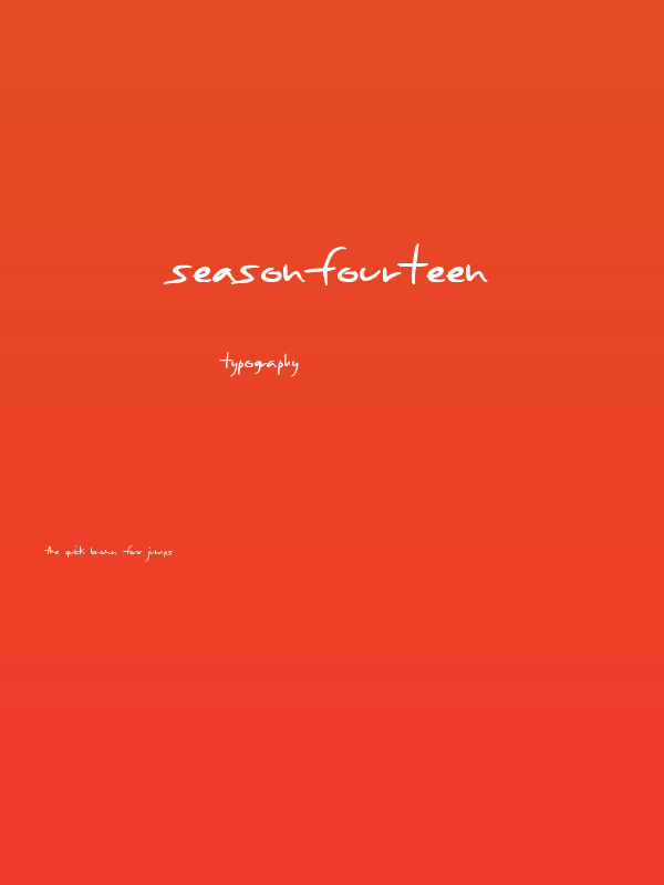 SeasonFourteen Poster