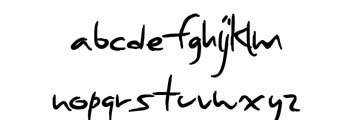 SeasonFourteen Font LOWERCASE