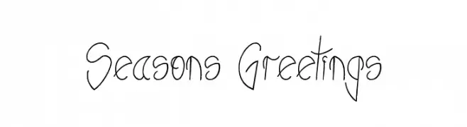 Seasons Greetings  لخطوط تنزيل