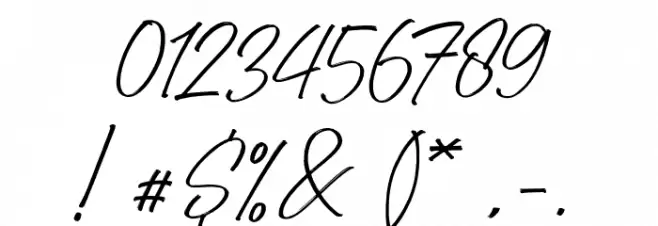 Seasony Font OTHER CHARS